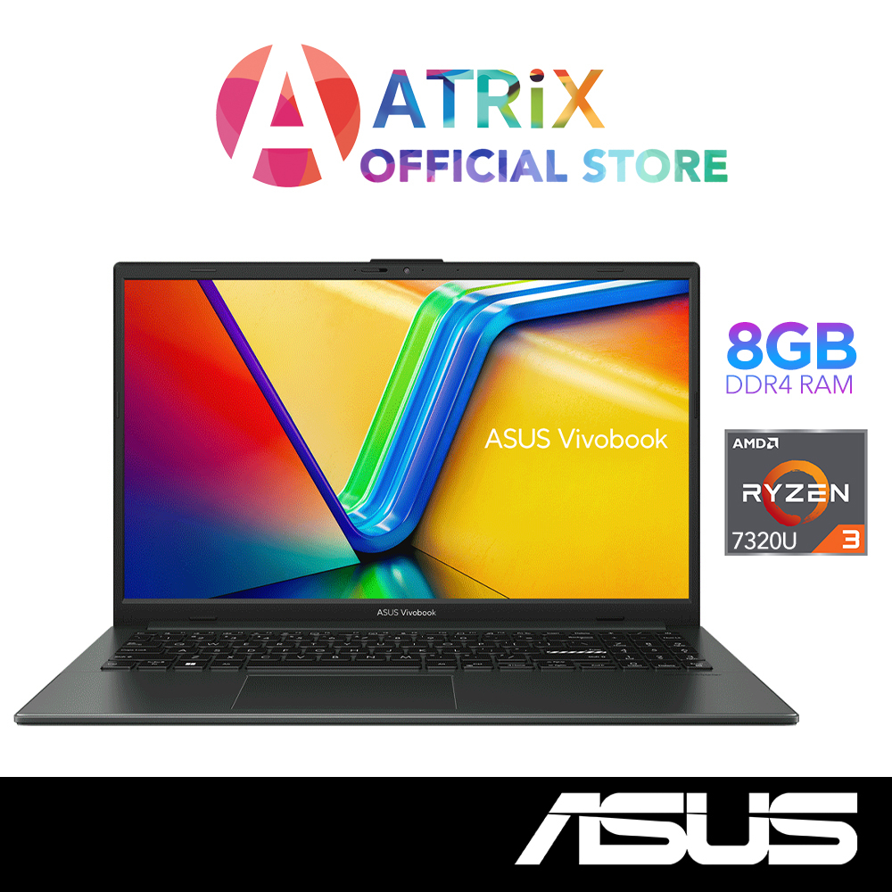【Express Delivery】ASUS Vivobook Go 15 | E1504FA-NJ334W | 15.6&quot; FHD | Ryzen 3 7320U | 8GB RAM | 256GB SSD |