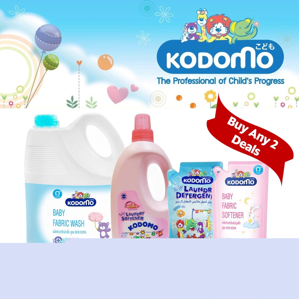 Kodomo Baby Fabric Wash Laundry Detergent / Softener