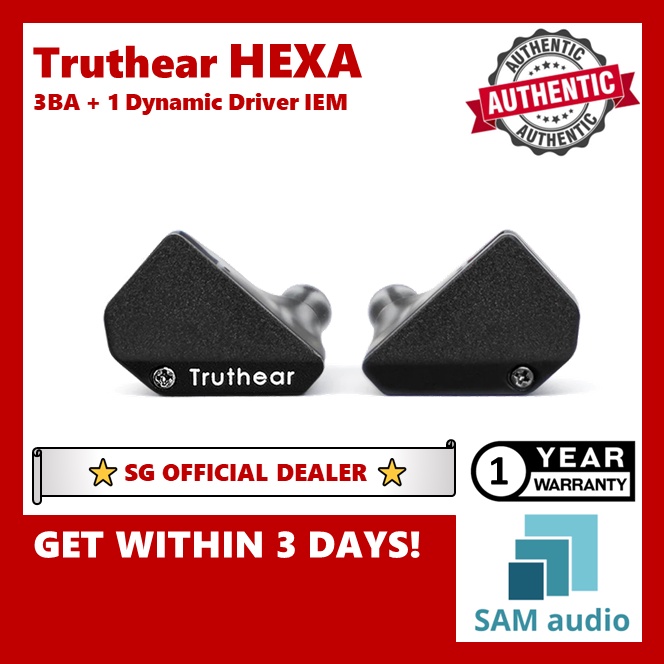 [?SG] TRUTHEAR HEXA 1DD + 3BA IEM