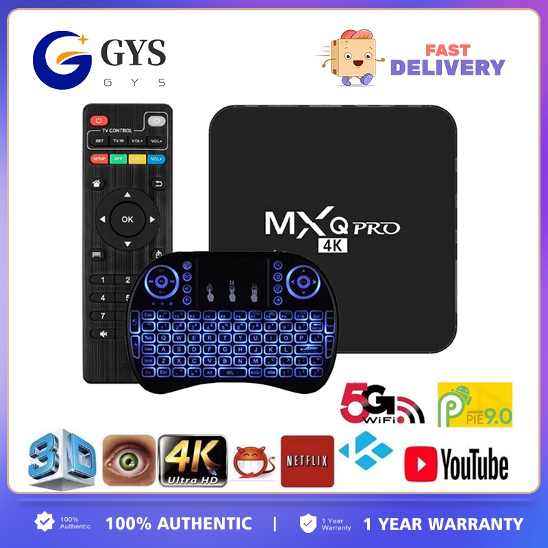 MXQ PRO 5G New Version 2.4GHz 4K Ultra HD Android Smart Tv Box