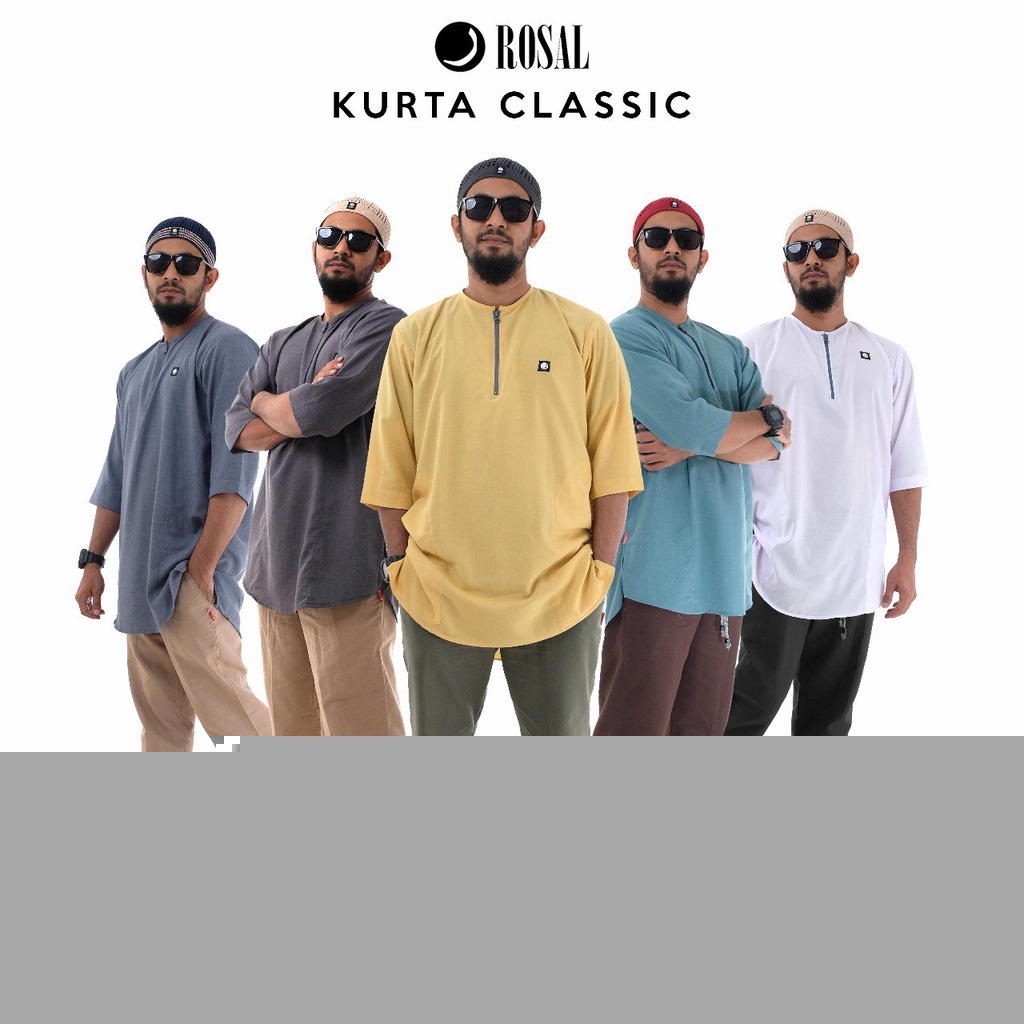 Rosal Muslim Pakistani Kurta Koko Shirt - Classic Kurta - Men